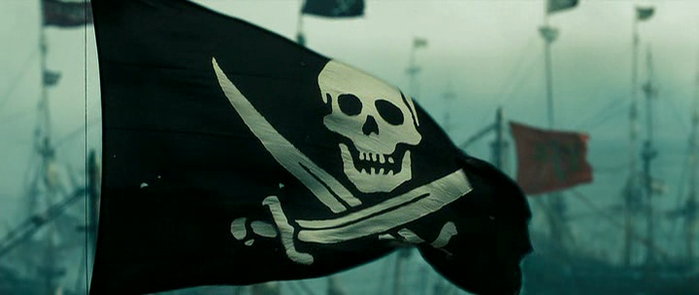 Гирлянда флажки Пираты, 330см